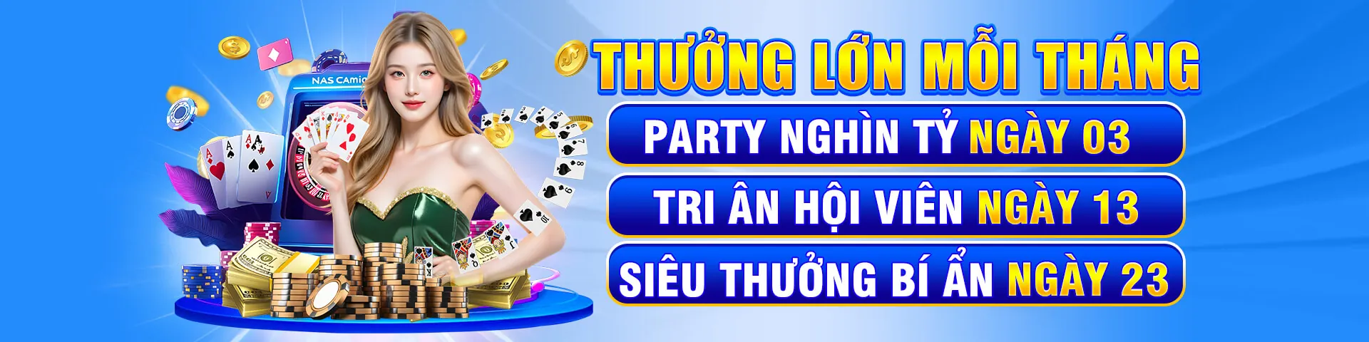 Sòng bạc trực tuyến Ku Wed với bàn chơi và chip